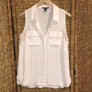 Forever 21 Soft Blush Sheer Blouse